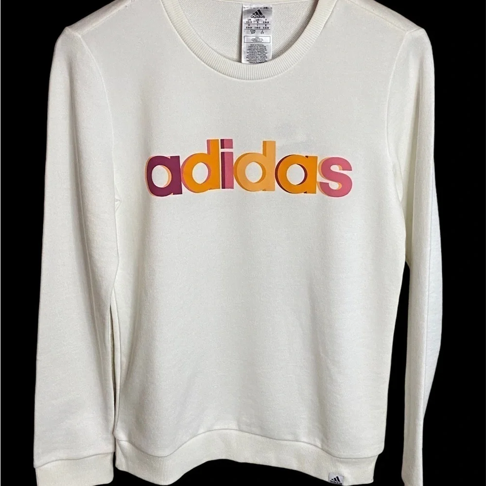 NWT ADIDAS / Multicolored Graphic Sweatshirt Size S